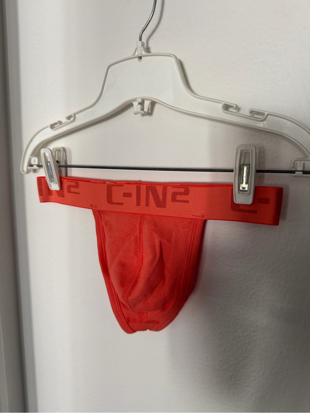 Men’s orange thong– Supportive Athletic Underwear